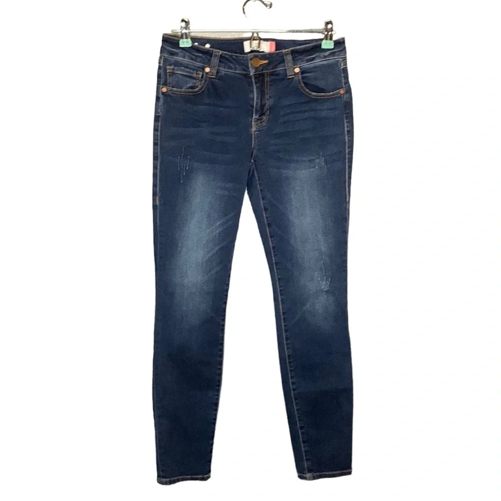 CAbi Skinny Distressed Jeans Style 3752 Size 4 - Picture 2 of 14